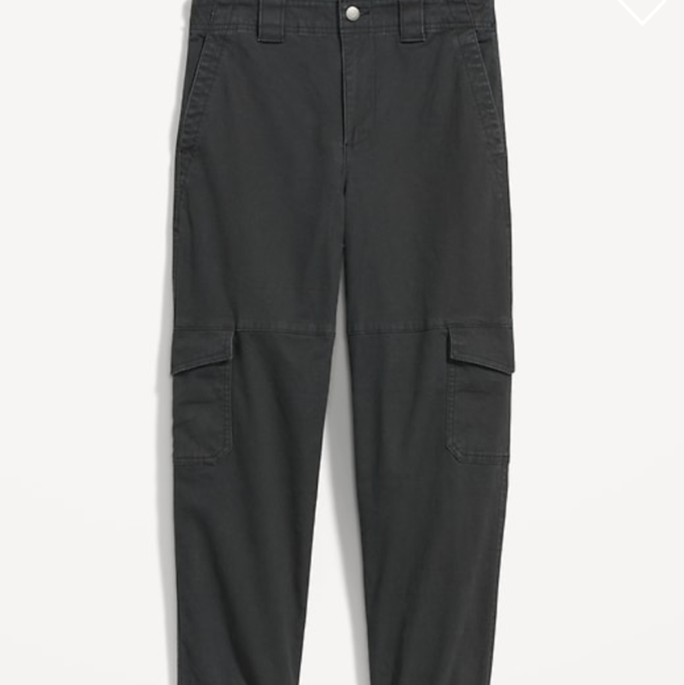 NWT High waisted barrel leg cargo pants